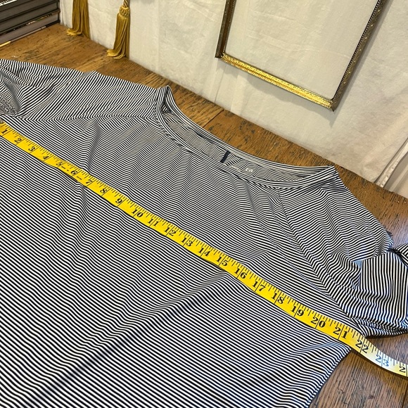 GAPFIT BREATHE – Navy & White Striped Long Sleeve Top (Size XL) - Picture 7 of 8